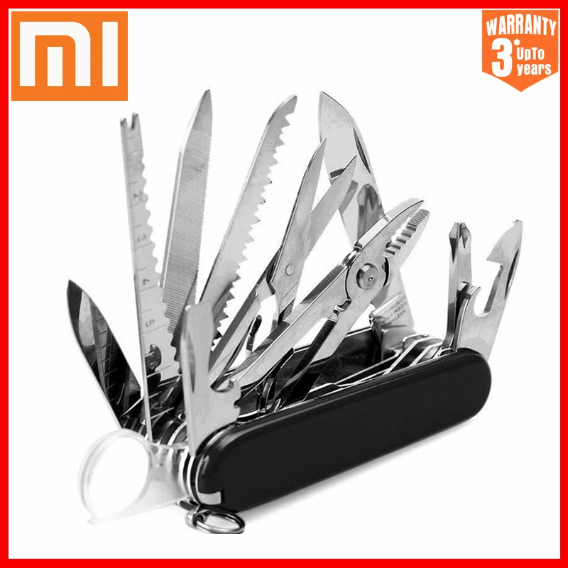 Складной мини-нож Xiaomi 17 в 1 армейский нож для повседневного использования