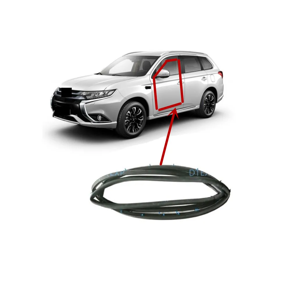

1 Piece Door Rubber Inner for Outlander GF GG 5725A149 2013-2019 Rain Seal Strip for Airtrek Weather Proof on Car Frame
