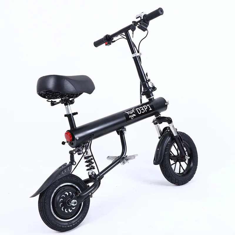 Велосипедный городской маленький складной электрический скутер портативный для