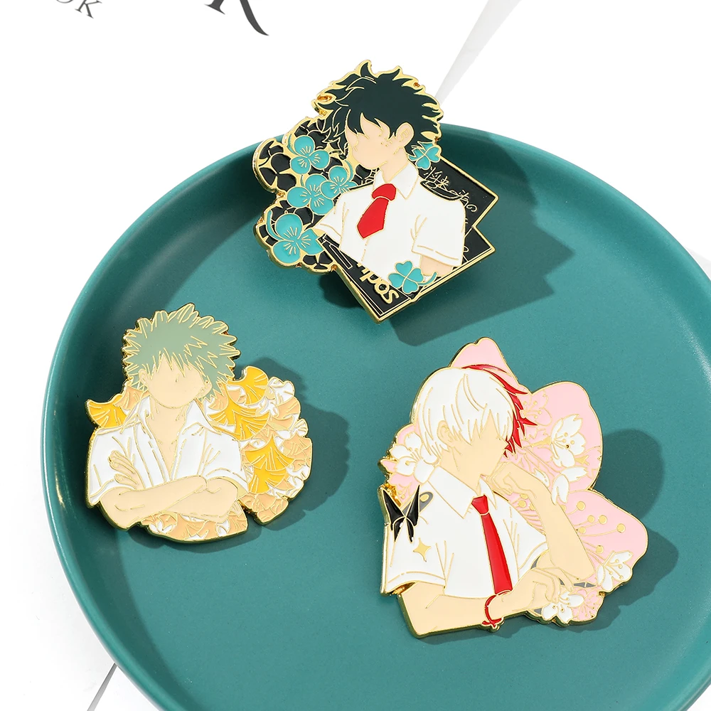 Аниме Мой герой Академия Agrippa аксессуары заколки для лацканов мужчин броши