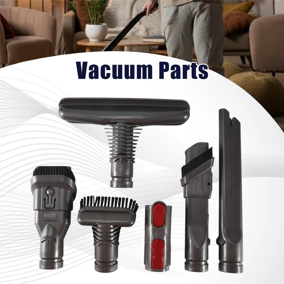 Комплект из 6 запасных частей для пылесоса Dyson V11 V10 V8 Absolute/V8 Animal/V7 V6 DC59 DC44