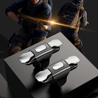 s03 mobile phone gaming trigger gamepad for pubg abs alloy button handle l1r1 shooter controller keypads grip for iphone android