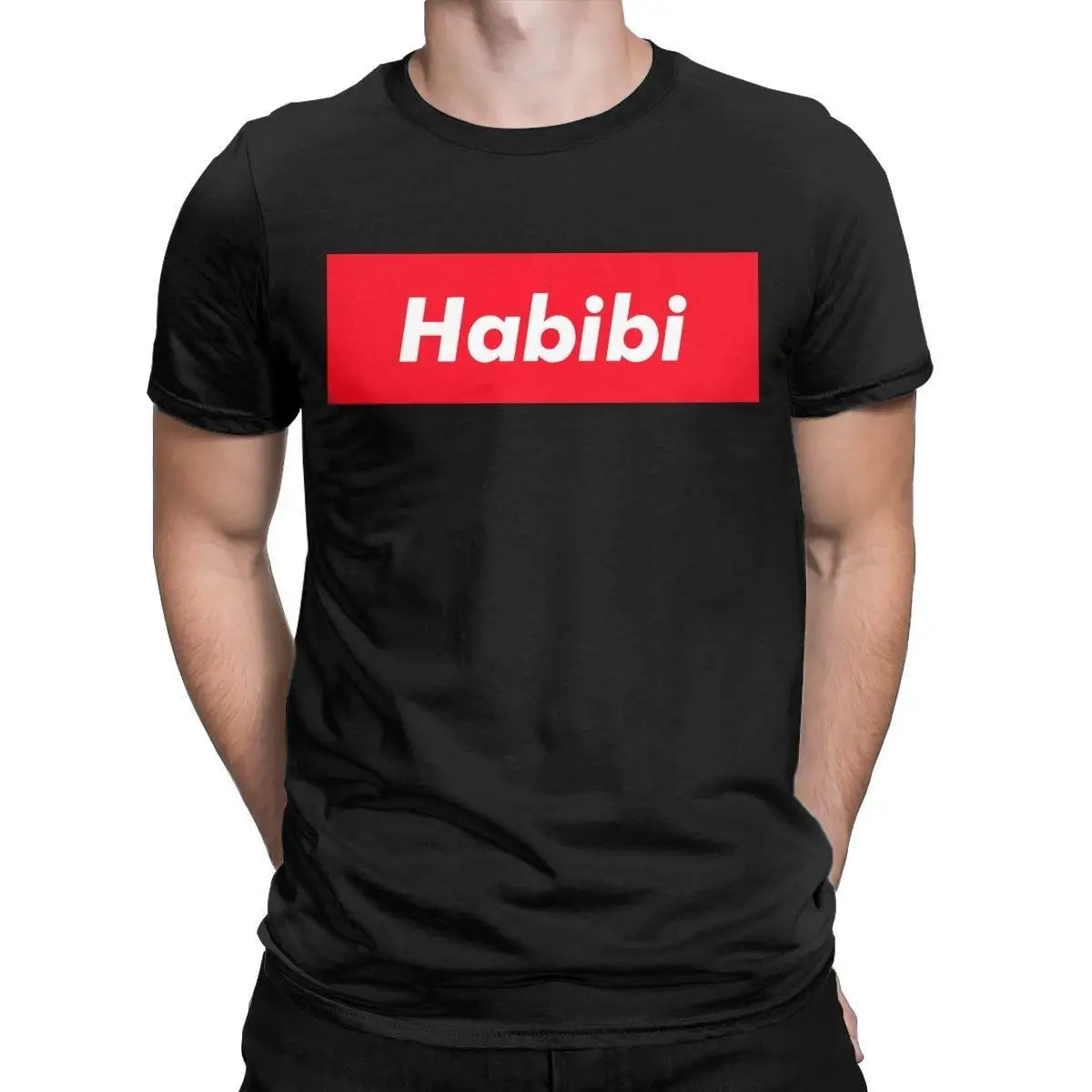 Men Habibi Arabic Love T Shirt 100% Cotton Clothes Vintage Short Sleeve Crew Neck Tees Big Size T-Shirts