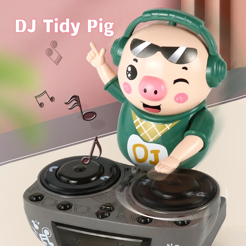 30 Songs Dj Music Piglet Playing Disc, Piglet Dancing, Piglet Tide, Piglet Dropshipping Fulfillment Drop Shipping