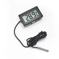 lcd digital thermometer with battery freezer thermometer mini indoor outdoor electronic thermometer with sensor