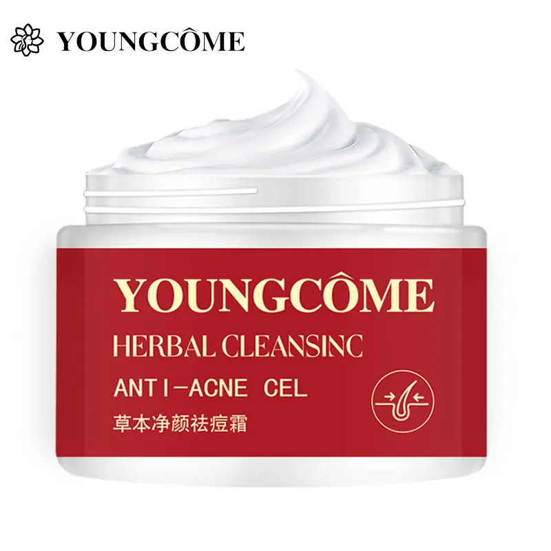 

YOUNGCOME 30g Herbal Acne Cream Fades Acne Marks Repairs Acne Muscles Improves Skin Texture Brightening Moisturizing Whitening