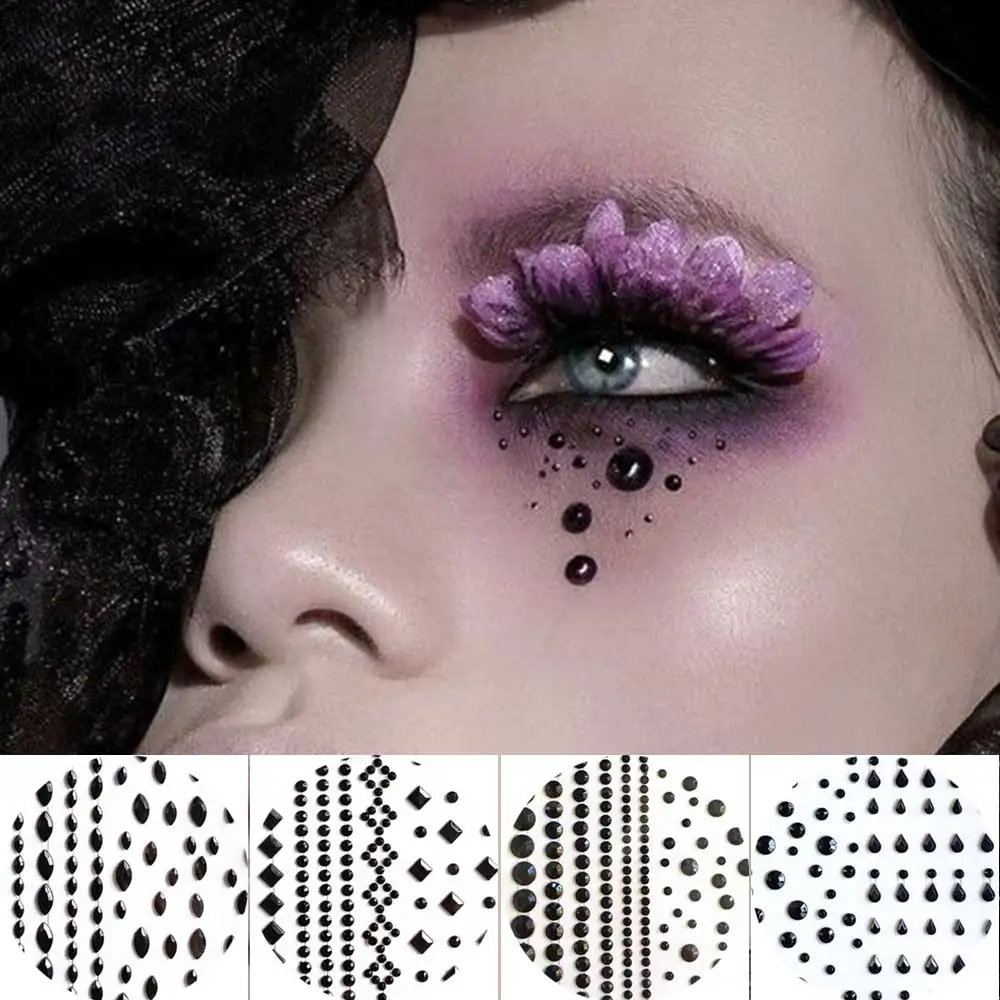 DIY жемчужины и стразы DIYF01 Glitterjoy с драгоценными камнями для лица модная наклейка