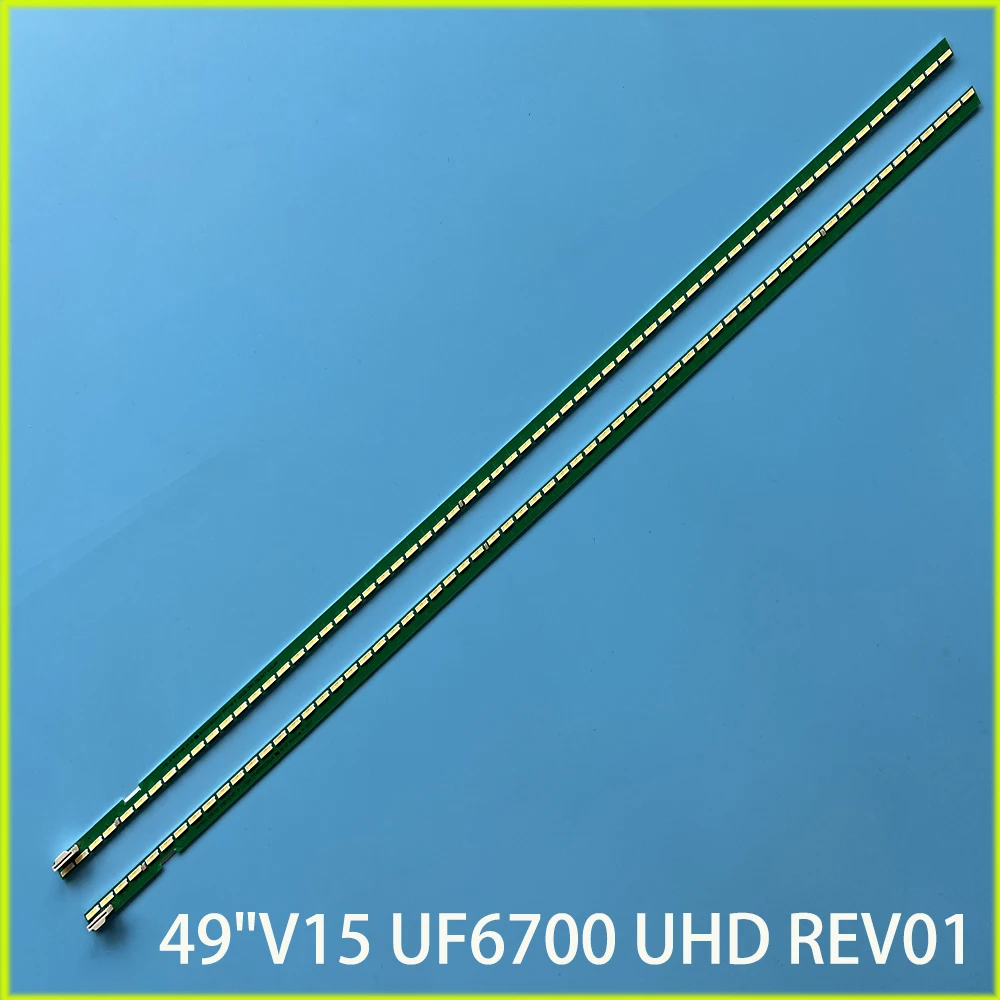Абсолютно новые 2 шт. Лента светодиодной подсветки для LG 49UF6700 49 V15 UF6700 UHD R L-TYPE EAV62952202A EAV62952202B