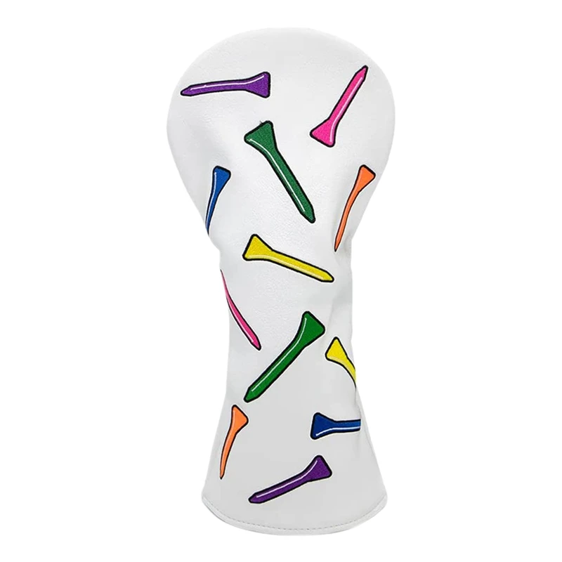 

Tees Pattern Golf Club Cover For Driver,Fairway,Hybrids-Golf Driver Headcover/Golf Fairway Wood/Hybrid Club For Golfer