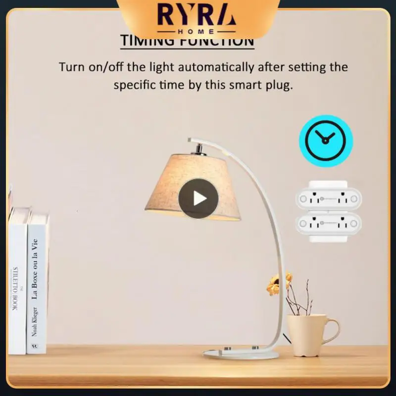 

2/3/5PCS Wifi Smart Socket Voice Control Timing Us Plug 16a Smart Life Smart Outlet Tuya Outlet With Light Sensor Night Light