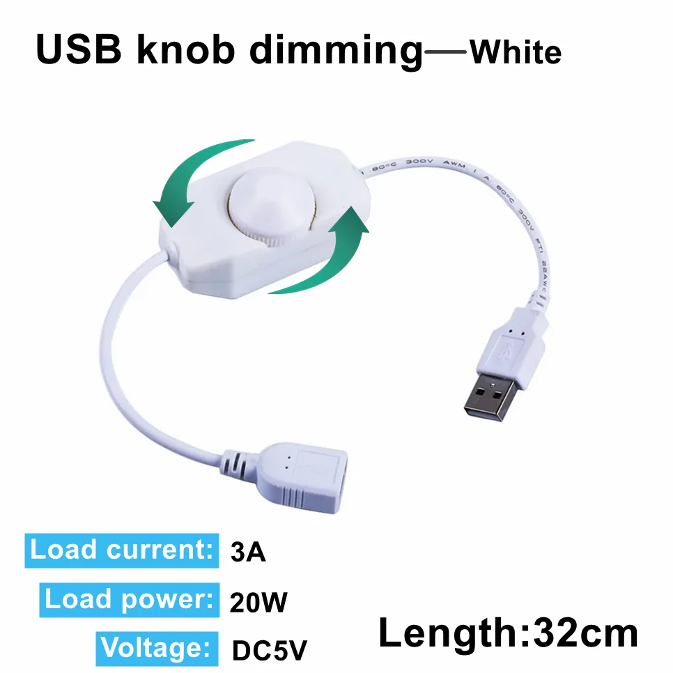 

USB диммер для светодиодов 5В/12В/24В