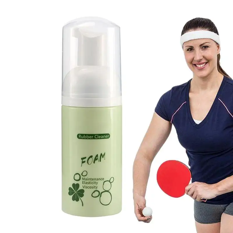 

Table Tennis Cleaner Ping-Pong Paddle Foam Detergent 110ml Professional Table Tennis Racket Detergent Agent Rubber Cleaner