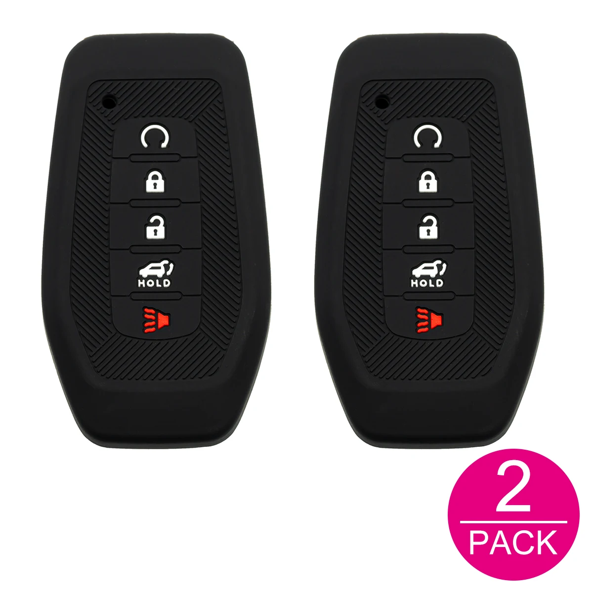 

2 силиконовых автомобильных брелока-держателя для 2025 2026 Infiniti QX60 QX80