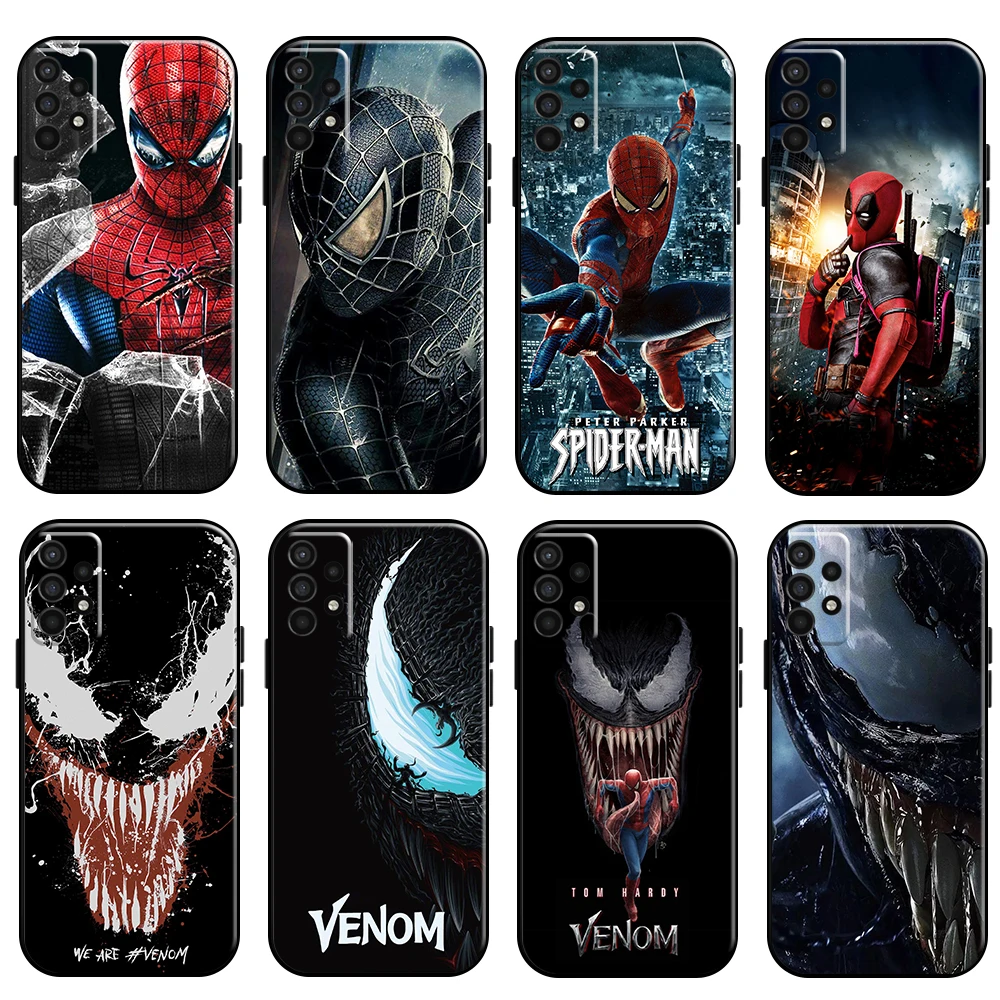

Spiderman Venom Deadpool For Samsung Galaxy For A10 A11 A12 A20 A21 A21S A22 A31 A32 A51 A52 A70 A71 A72 5G Phone Case Funda