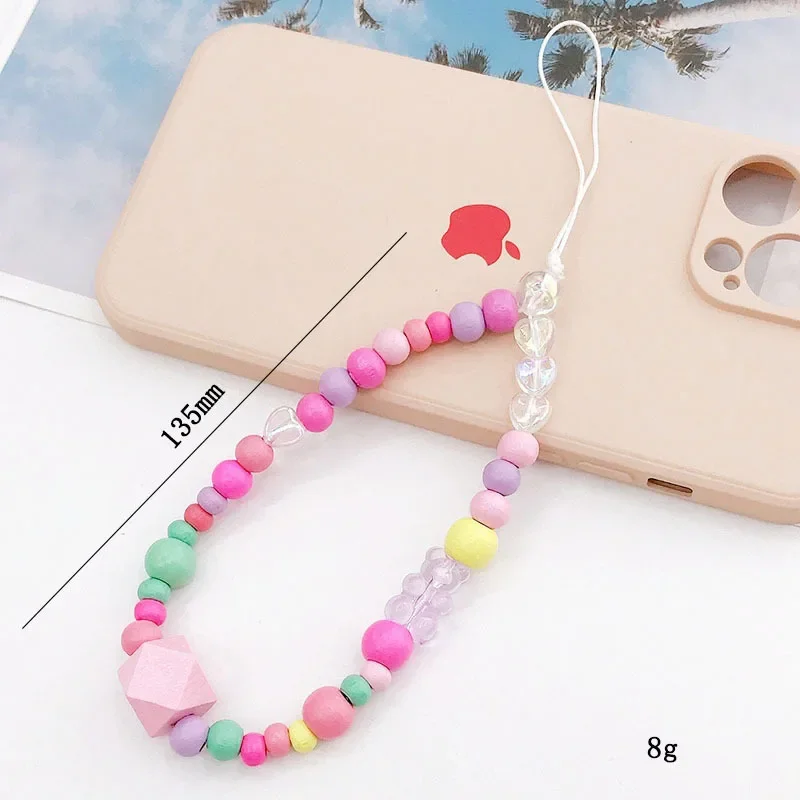 Модная новая акриловая цепочка для мобильного телефона с бриллиантами ремешок