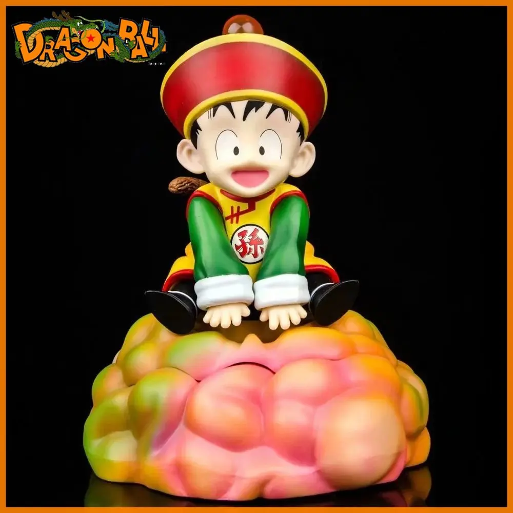 

Anime Garage Kit Dragon Ball Cloud Son Gohan Sitting Model Action Figurals Childhood Toys Collectible Doll Boxed Figurine