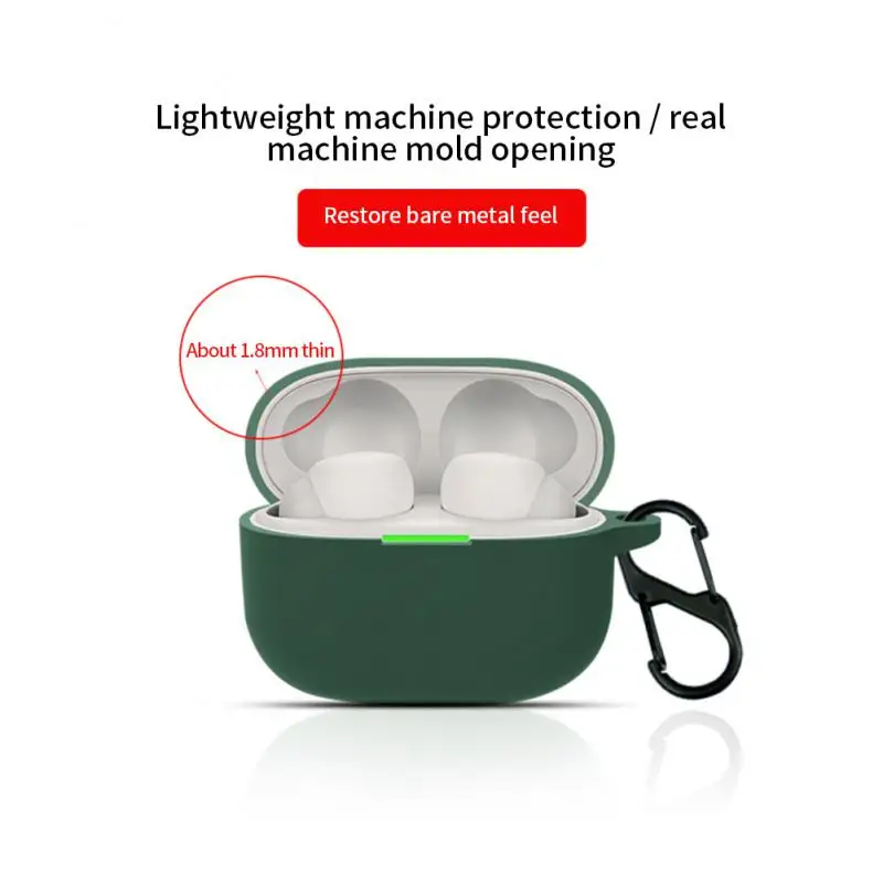 

Silicone Soft Shell Anti-fall Earphone Protectiv Sleeve For LinkBuds S/WF-LS900N Wireless Blue-tooth Headphone Protective Case