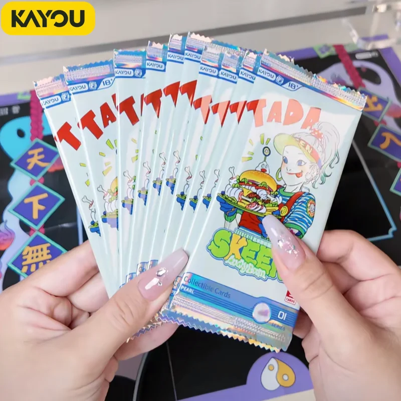 Оригинальная коллекционная карточка KAYOU Skeen Zeen Chin из серии Lucky Boom: Модная эстетичная карточка с автографом художника, лимитированная серия, игрушки, подарки (art.: 3920da5c3dd57) - 3920da5c3dd57