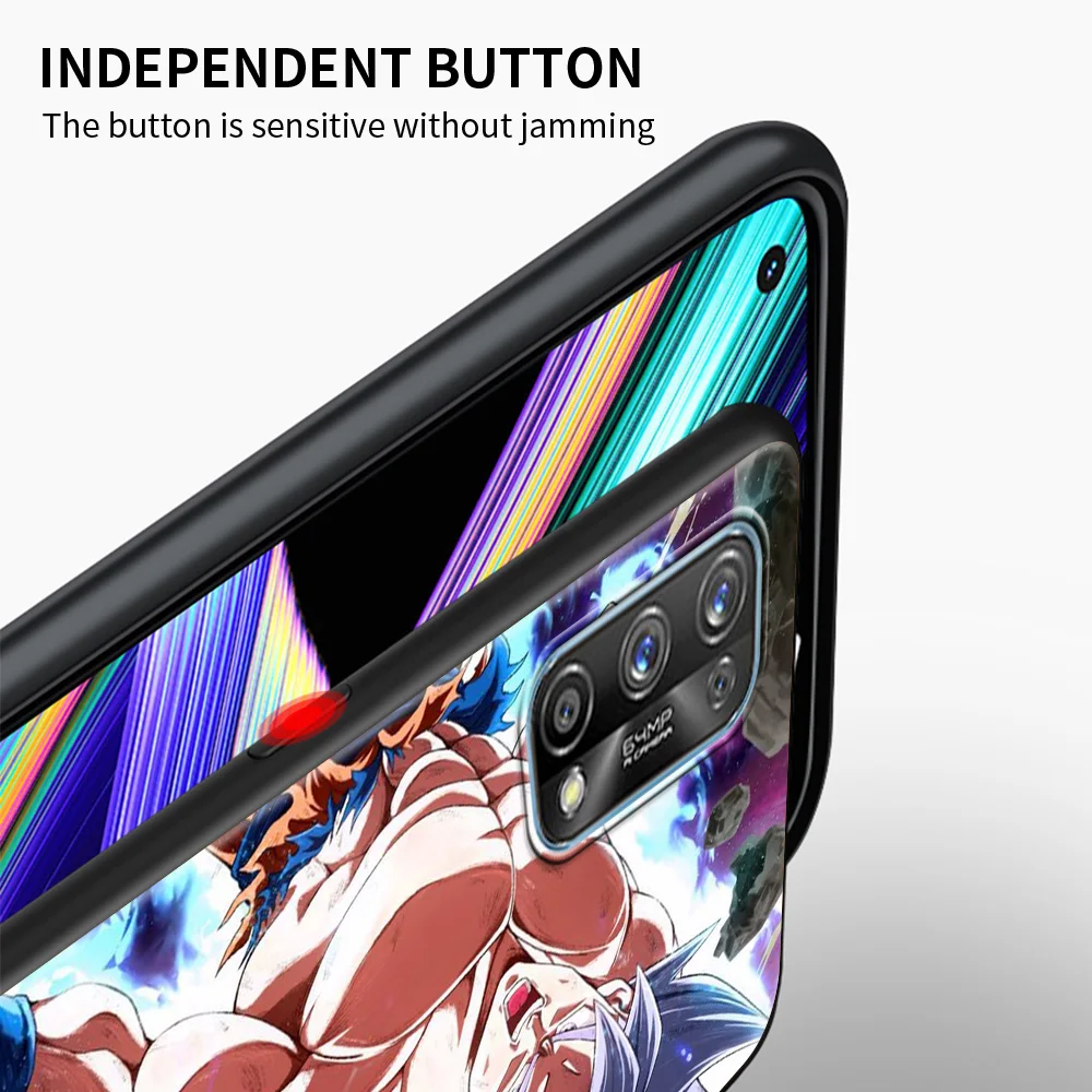 Черный чехол GOKU Dragon Ball для Realme C21 C15 8 7 6 Pro XT GT C3 C11 C12 C21Y мягкий телефона Oppo A53 A93 5G F19