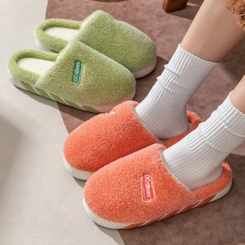 

2022 New Winter Down Slippers Women's Slide Outdoor Indoor Home Shoes Warm Plush Thick Sole Slippers Cotton Shoes Free Delivery