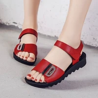sandals womens summer 2022 new korean version fashion comfortable low heeled maternity shoes ladies sandals beach shoes