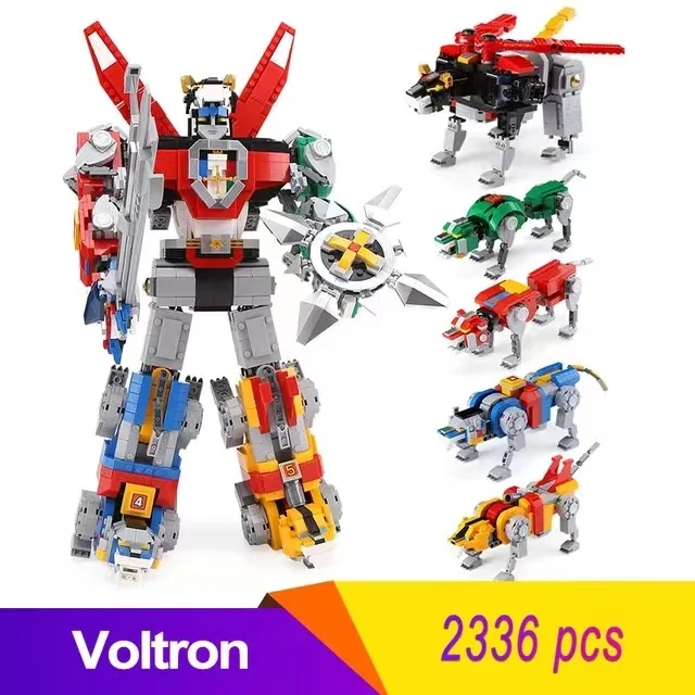 

Voltron, защитник Вселенной, игрушка, зверь, король, GoLion, игрушка из фильма, строительные блоки, кирпичи, совместимые с 21311, Рождественский подарок на день рождения