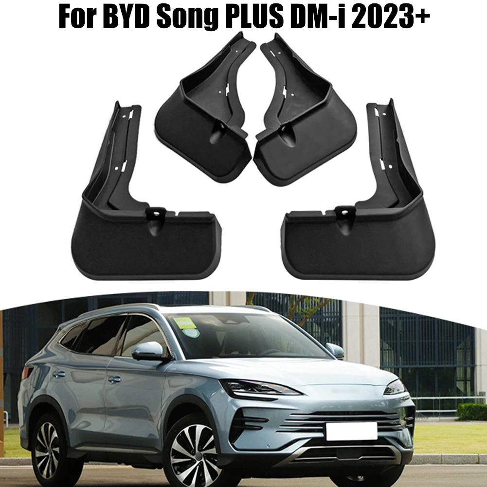 

4PCS Car Mud Flaps For BYD SONG PLUS DM-i 2023+ Mudflaps Splash Guards Mud Flap Mudguards Replacement Fenders Accessories