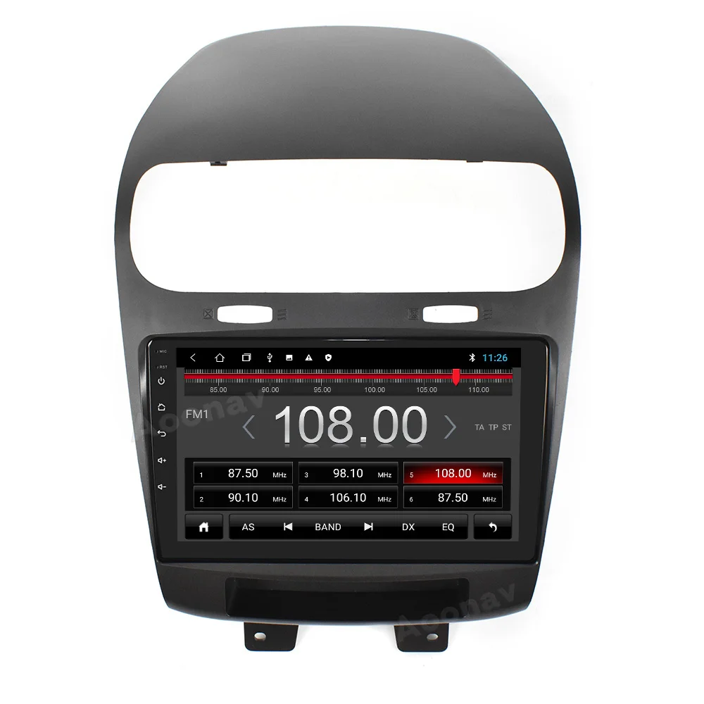 Автомагнитола на Android 128 ГБ 1din GPS для Fiat Freemont 2012-2020 автомобильный мультимедийный