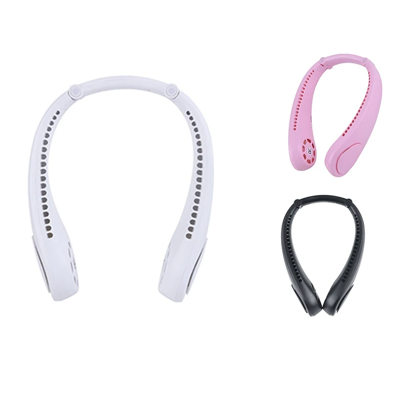 

Bluetooth Neck Fan,Portable Neck Fan + Dual Bluetooth Speakers Personal Air Conditioning Fan For Sports,Travel