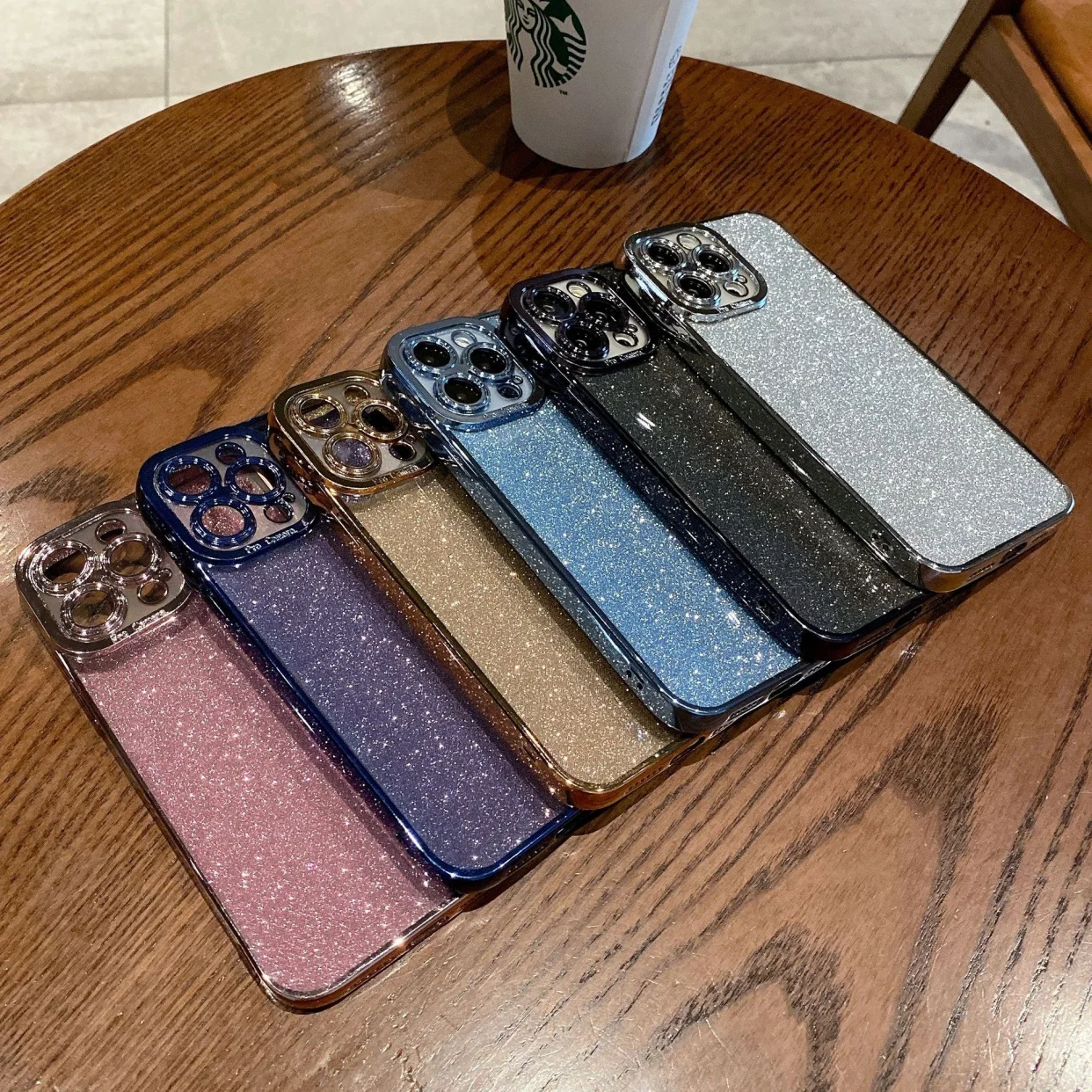 

Luxury Square Plating Bling Glitter Silicone Case For iPhone 14 13 12 Mini 11 Pro Max X XR XS 7 8 Plus SE2022 Soft Sequins Cover