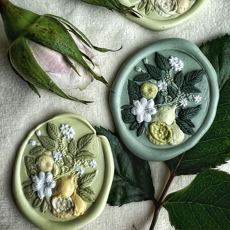 

3D печать с воском, печать, Медная головка, искусственный букет, материал для скрапбукинга, свадебные принадлежности, конверт ручной работы