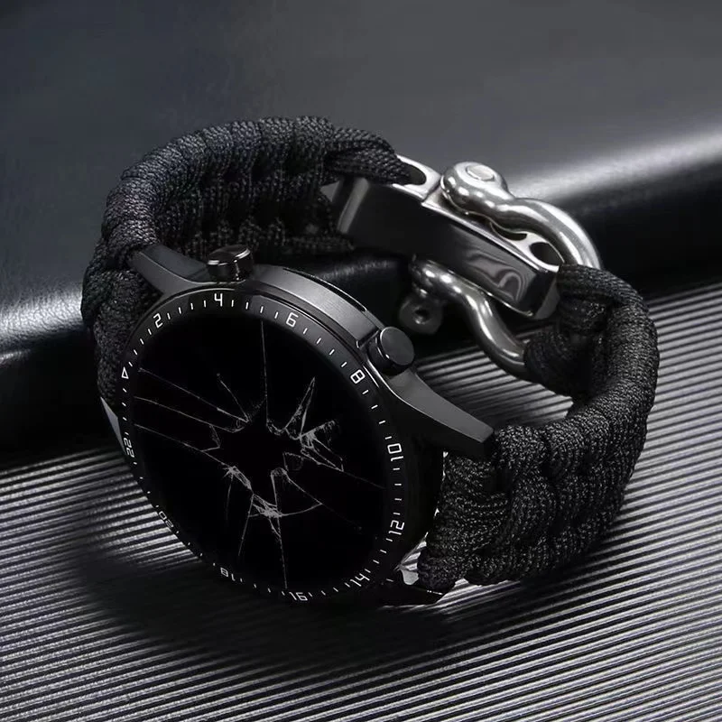 

20 22mm Strap for Huawei Watch GT 2e 41mm 45mm Watch Band 42mm 46mm for Samsung Galaxy 4 3 Adjustable Buckle Rope Bracelet