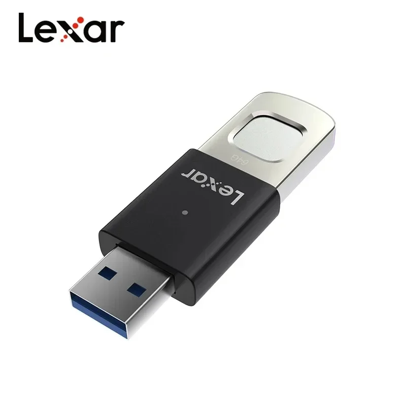 Фото Lexar JumpDrive Fingerprint F35 PRO USB 3.2 Gen 1 флэш-накопитель 64 ГБ 128 ГБ ручка для шифрования отпечатков пальцев 256 ГБ до 400 Мбит/с №1