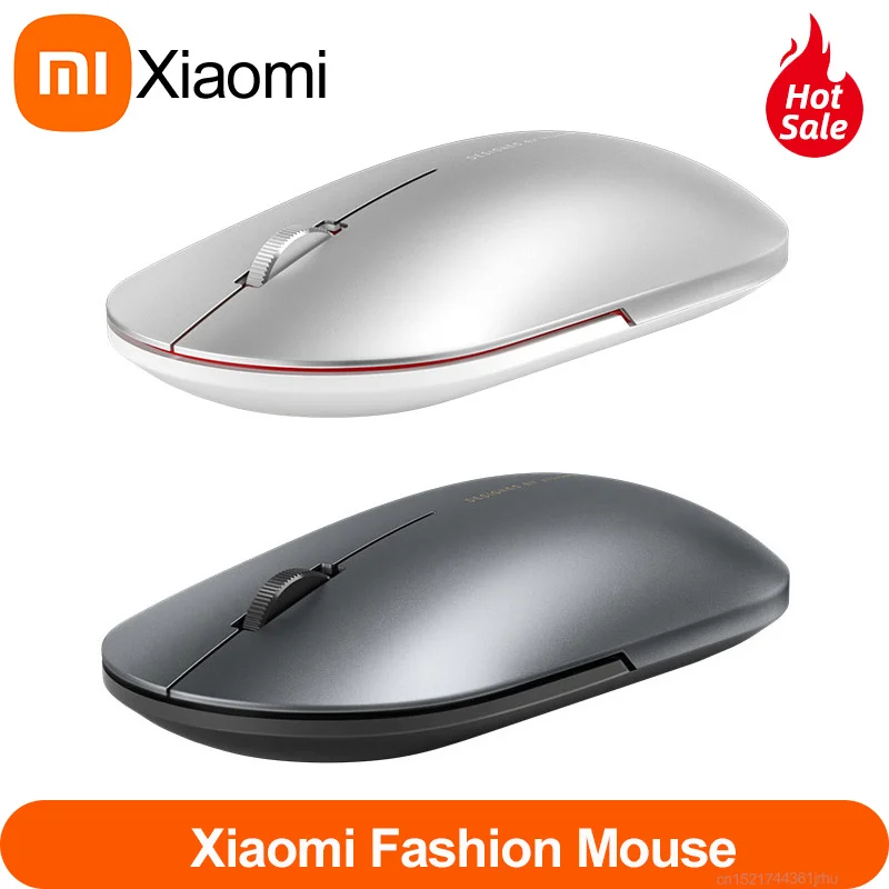 

2023 New Xiaomi Bluetooth Mouse Mi Fashion Wireless Game Mouses 1000dpi 2.4GHz WiFi Link Optical Mouse Metal Portable Mouse Hot
