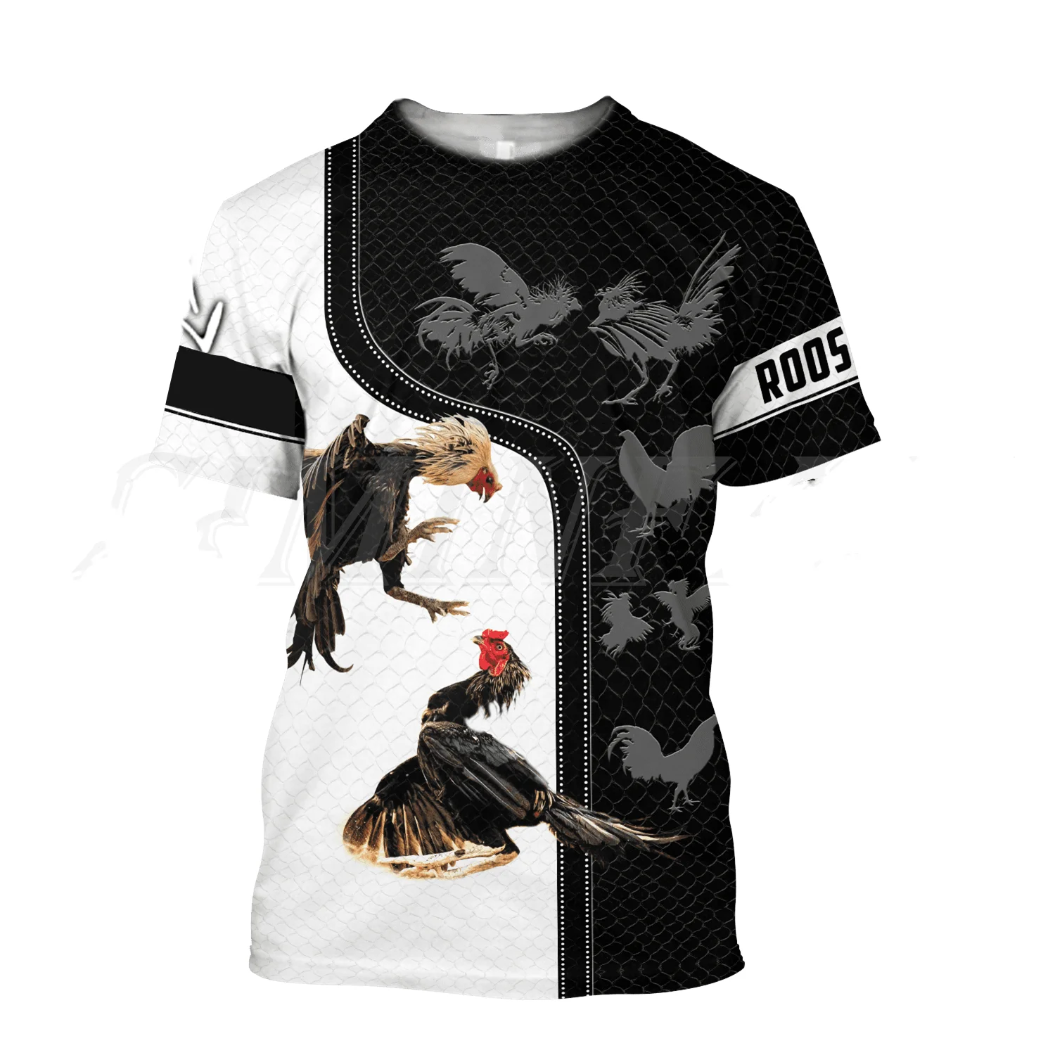 

Коктейльные 3D куриные мексиканские мужские и женские рубашки, неформальные рубашки с коротким рукавом, Топы Harajuku, летняя уличная одежда