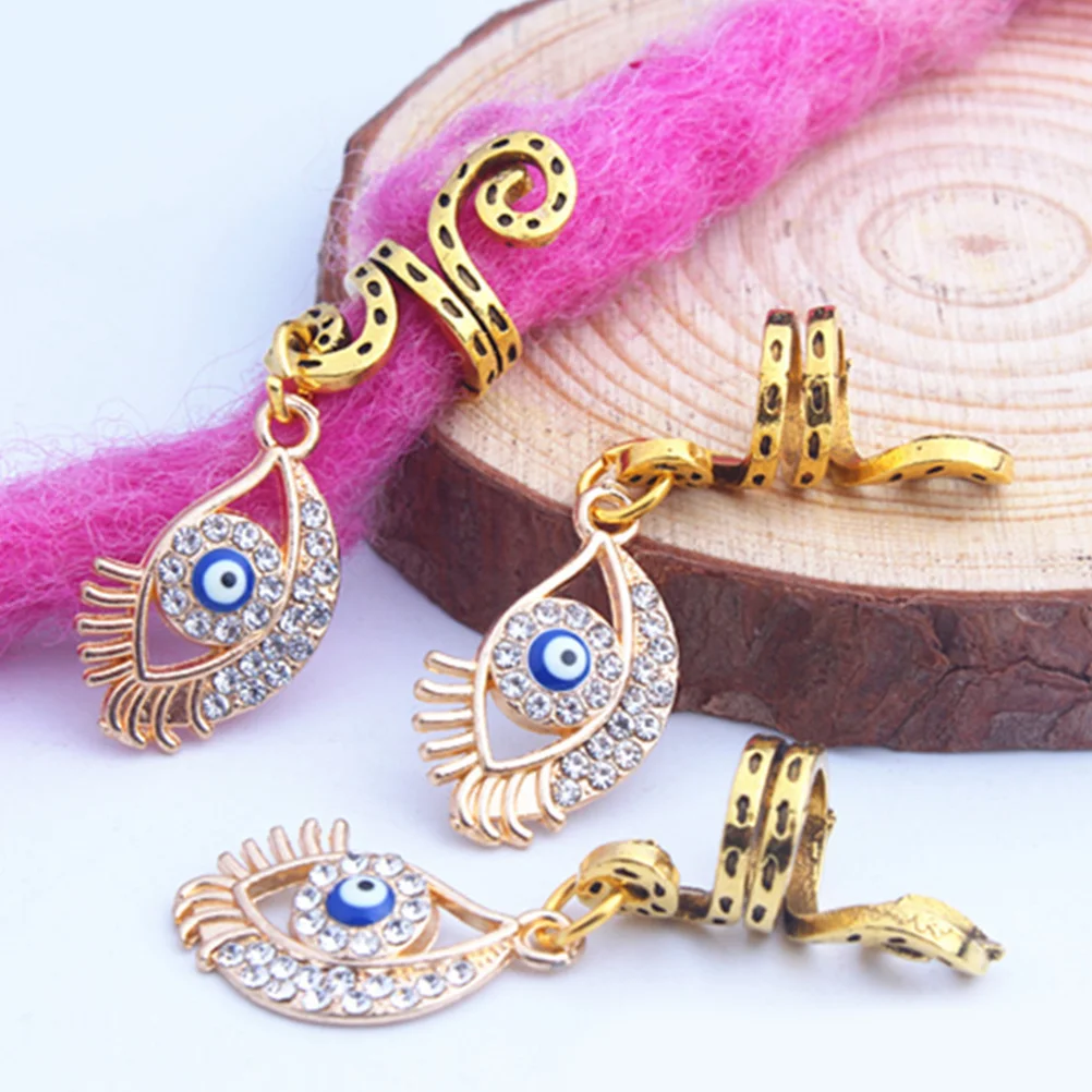 6 шт. европейские и американские косы в виде змеи кольцо для волос аксессуары