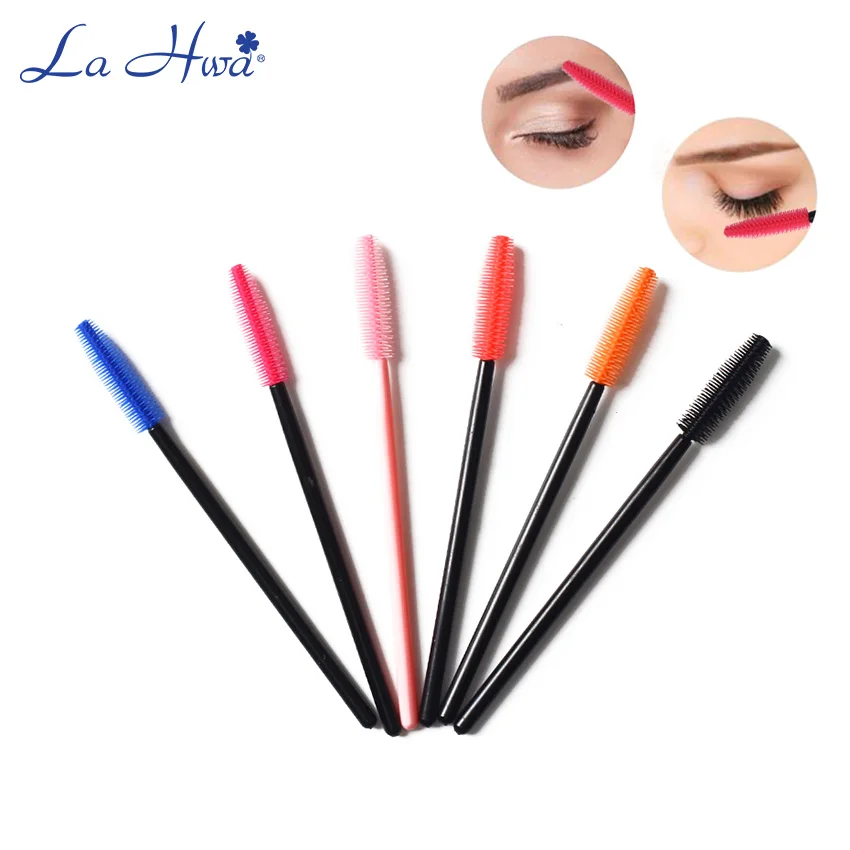 

Disposable Silicone Gel Eyelash Brush Comb Mascara Wands Eye Lashes Extension Tool Professional Beauty Makeup Tool For Women