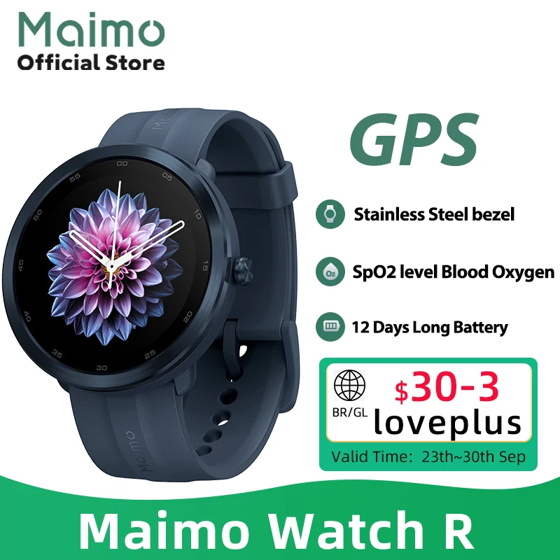 Global Version Maimo Watch R GPS Smartwatch Blood Oxygen 1.3