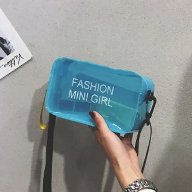 

Прозрачная маленькая сумочка из желе, новинка 2022, Женская модная мини сумка-мессенджер на одно плечо в Корейском стиле, модная летняя сказоч...