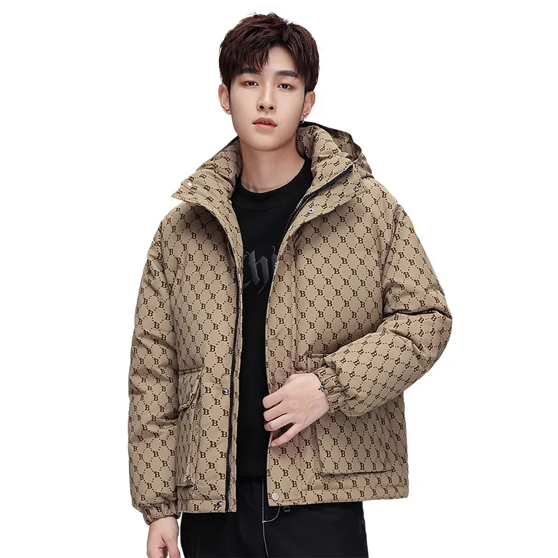 Зима 2023 новый парный пуховик винтажный модный повседневный уличный теплый