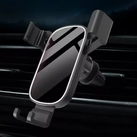 new gravity car navigation mobile phone holder mini metals buckle air outlet car mobile phone holder for car