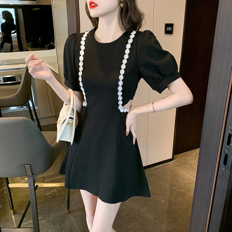 

Will ~ summer dresses with web celebrity female niche western style restoring ancient ways collect waist hollow out buds sleeve