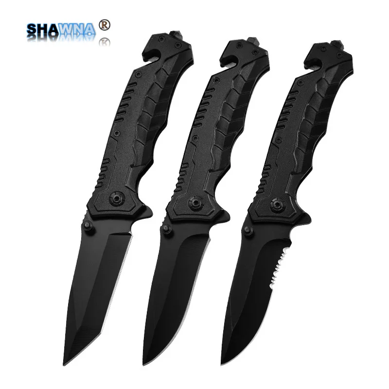 

Camping Swiss Fold Army Knife Pocket Steel Hunting Tactical Knife Military Survival Knives