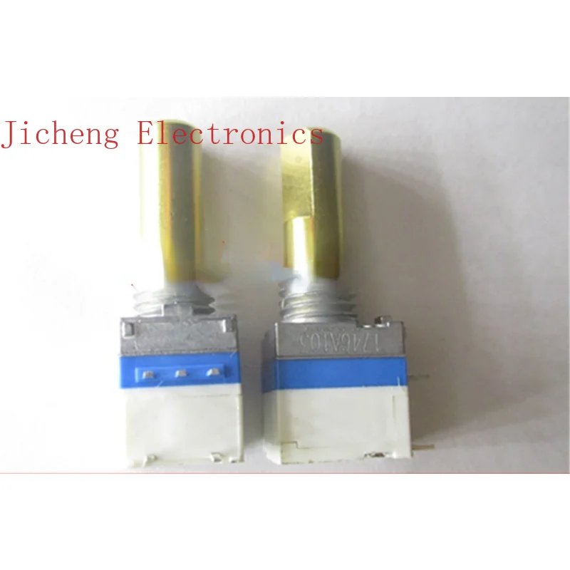 

10PCSIntercom Volume Switch Potentiometer A103 Knob A10K Copper Shaft