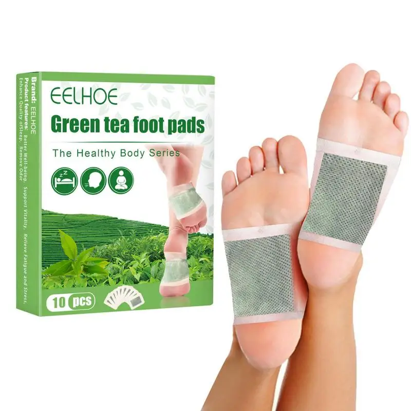 

Пластыри для ног с зеленым чаем, аппликации с зеленым чаем для быстрого ухода за ногами и облегчения боли, более эффективные, чем рукава для ног и метатарзалы
