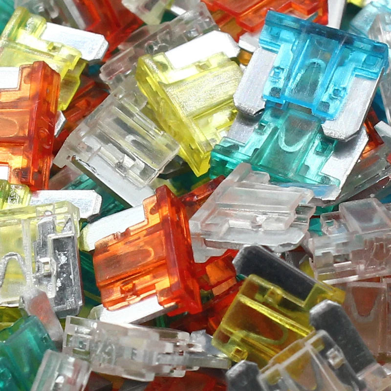 

20 шт. 5A 7,5A 10A 15A 20A 25A 30A усилитель низкопрофильные мини-предохранители для автомобиля, грузовика, автомобильные предохранители, аксессуары, лезвие