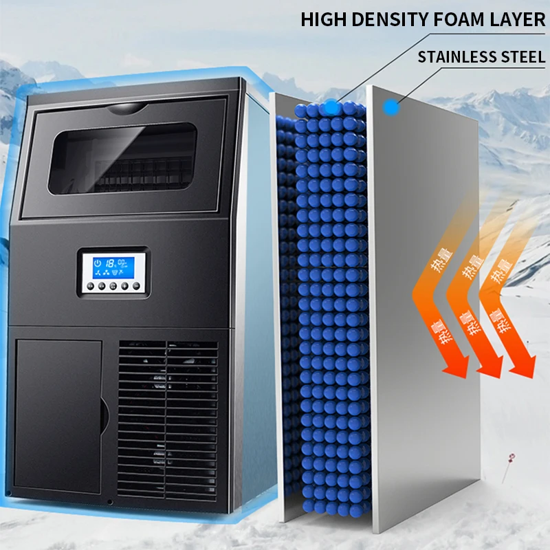 Льдогенератор Коммерческий магазин чая с молоком Большой 45 кг Изготовление