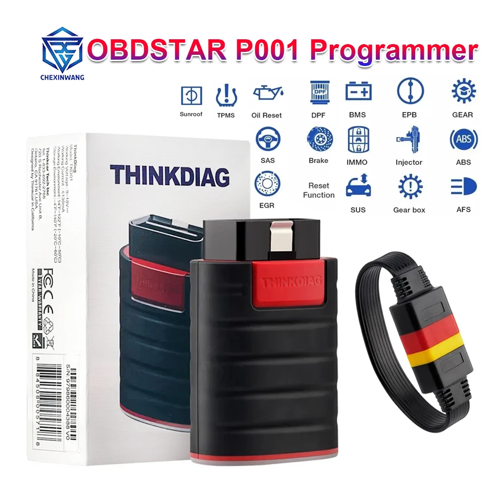 

Автосканер Thinkdiag BT OBD2, диагностический прибор для самостоятельной сборки PK MK808 Easydiag