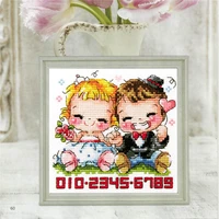 cross stitch set chinese cross stitch kit embroidery needlework craft packages cotton fabric floss new designs embroideryso466