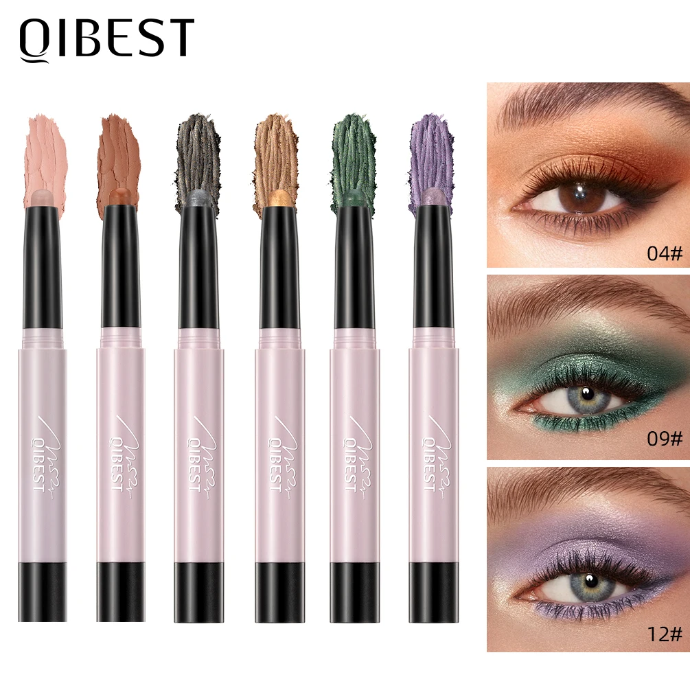 

Pearlescent Silkworm Eyeshadow Pen Lasting Waterproof Shiny Pigment Cosmetics Glitter Matte Nude Eye Shadow Pencil Makeup